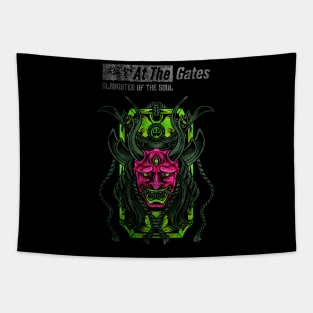 HANNYA DEVIL MASK AT THE GATES Tapestry