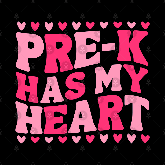 Cute Pre-k Has My Heart Funny Pre-k teacher Education Preschool heart by weirdboy