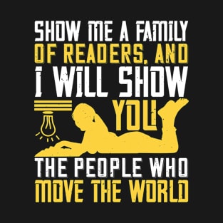 Reading - Readers Move The World T-Shirt