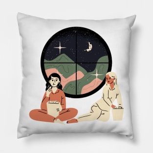 Childhood Friends Quality Time Pillow