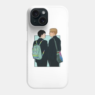 Charlie and Nick heartstopper - pride Phone Case