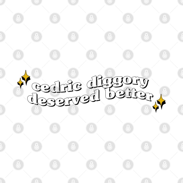 Cedric Diggory deserved better by honeydesigns