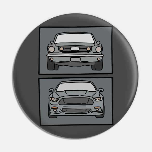 old and new muscle car Pin by fokaction