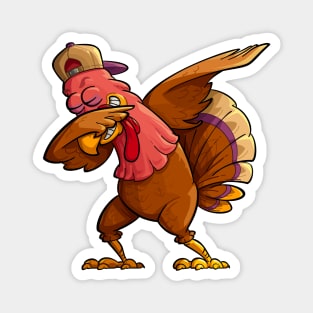 dabbing turkey Magnet