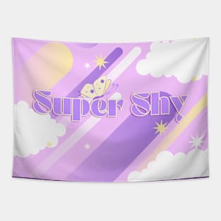 New Jeans Super Shy Purple Ver. Tapestry