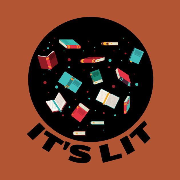 It's Lit | Books Pun by Allthingspunny