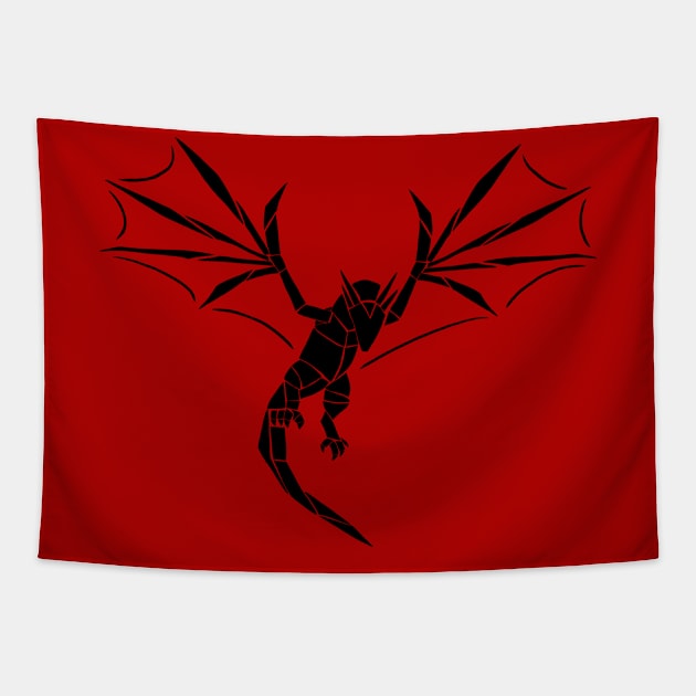 Dragon Flight Tapestry by Kristal Stittle