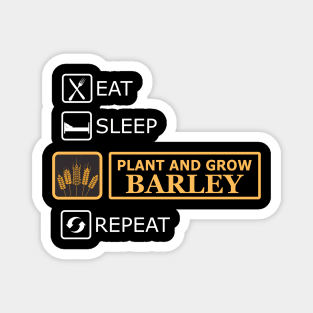 Barley Farmer - Plant and Grow Barley Magnet