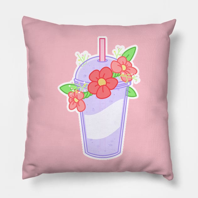 Flower Frappe Pillow by Your Type of Toast