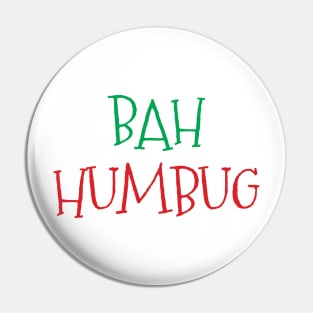 Bah Humbug Pin