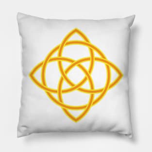 Gold Celtic Knot Pillow