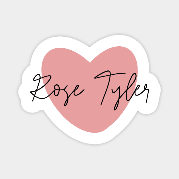 Rose Tyler Pink Heart Magnet by DreamsofTiaras