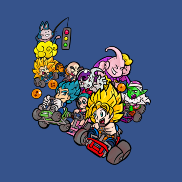 Super Saiyan Kart - Dragon Ball - T-Shirt | TeePublic