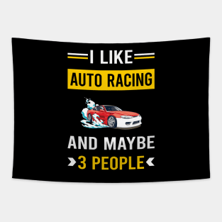 3 People Auto Racing Automotive Autosport Tapestry