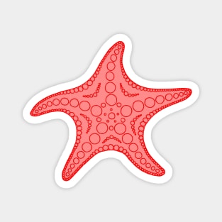 Starfish (red) Magnet