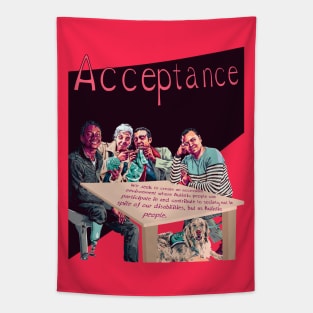 Acceptance Poster Tapestry