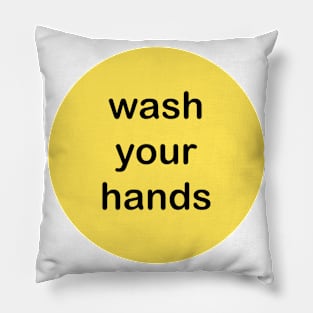 wash yo hands Pillow