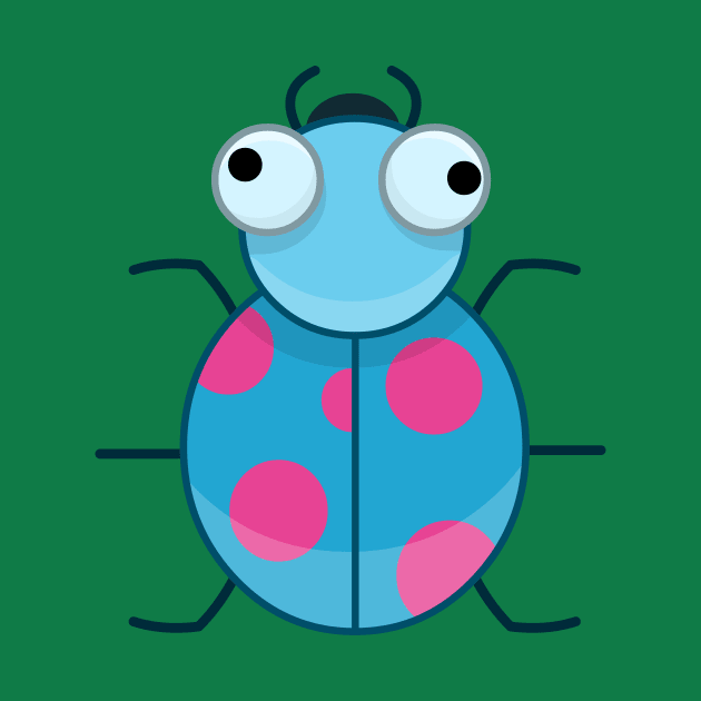 Funny Colorful Cute Little Bug by LironPeer