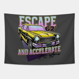 Classic Car Lovers Car Show Tapestry