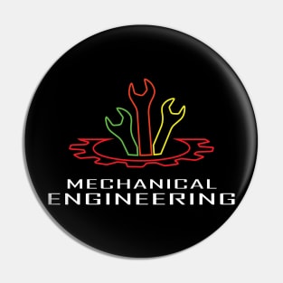 mechanical engineering, mechanics logo tools Pin