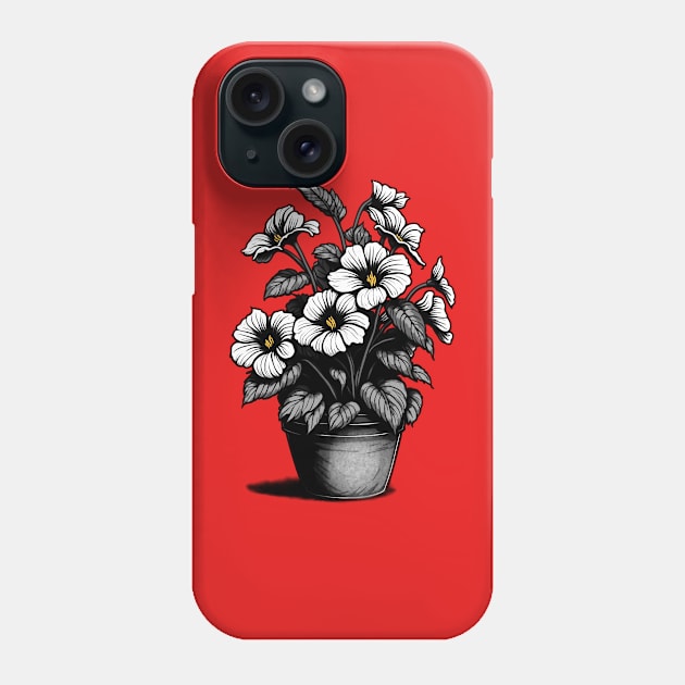 Flower Pot Phone Case by CreativeSage