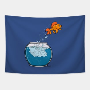 GOLDFISH LOVER Tapestry