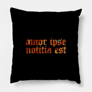 Amor Ipse Notitia Est - Love Itself is a Form of Knowing Pillow