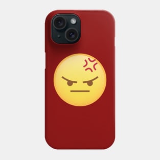 Angry face [D] Phone Case