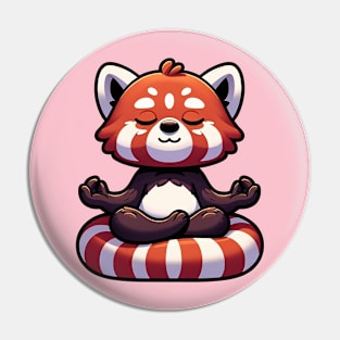 Panda Yoga Meditation Namaste Pin