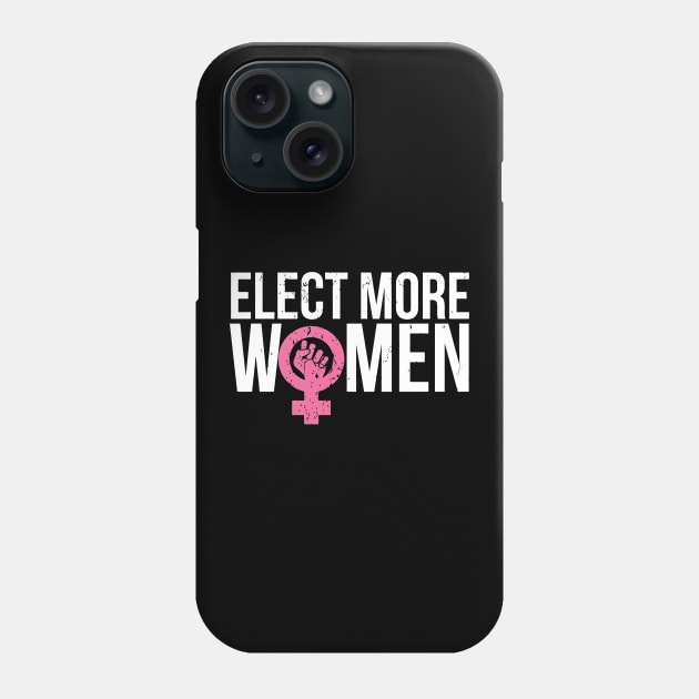 Feminist Resist Crush Patriarchy Elect More Women Phone Case by tanambos