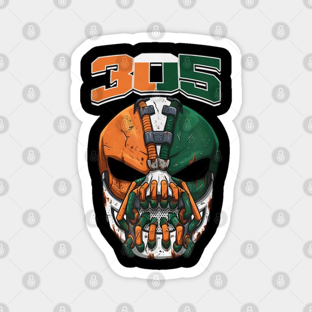 Miami Hurricanes Magnet by dtr_art