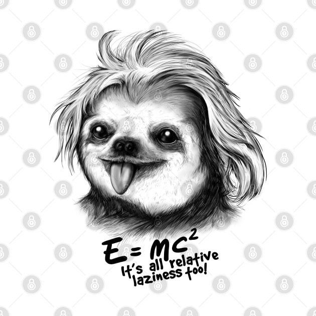 Sloth Einstein by NemiMakeit