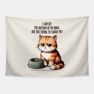 Funny Cat Quote Tapestry