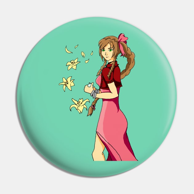 Aerith Gainsborough Pin by Incera