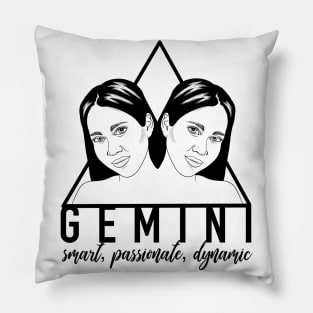 Gemini Girl Pillow