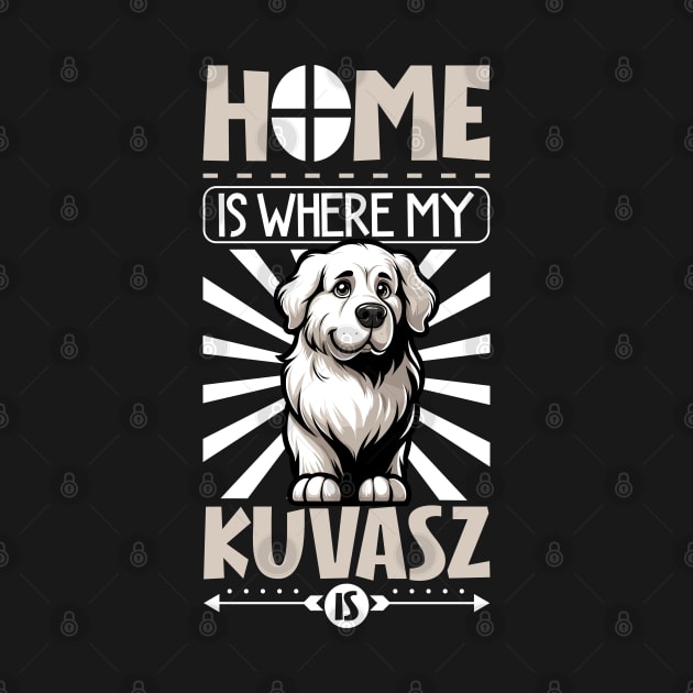 Home is with my Kuvasz by Modern Medieval Design