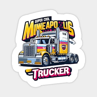 Minneapolis Trucker Magnet