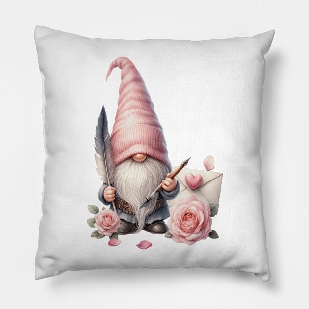 Gnomes T Shirt Valentine T shirt For Women Pillow by QueenTees