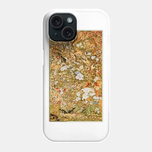 Birds, Insects, Flowers by Ueno Setsugaku 19th Century Japan Phone Case