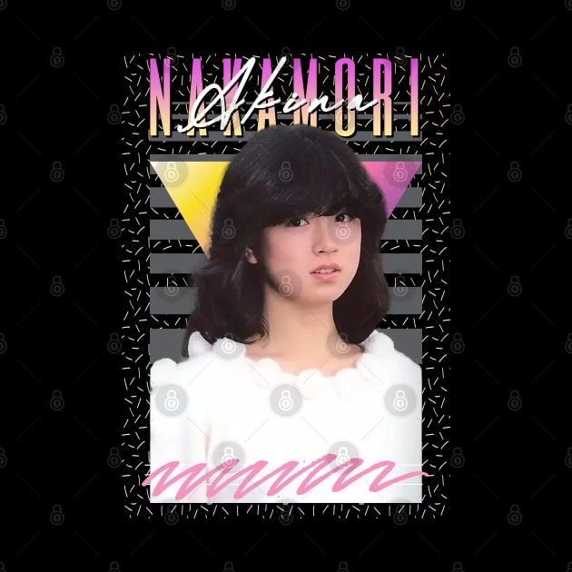 Akina Nakamori Retro Aesthetic Fan Art by Madesu Art