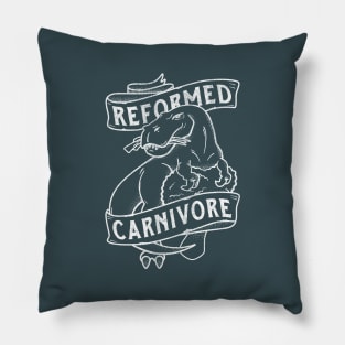 Reformed Carnivore | Vegan Tattoo Style Pillow