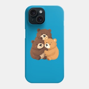 three tender bears Phone Case