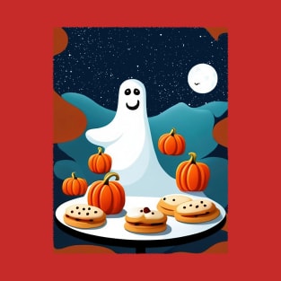 Friendly Halloween Ghost T-Shirt