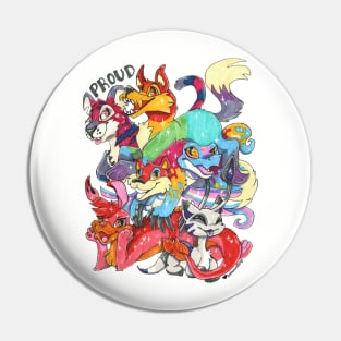 Neopets Pride Pin