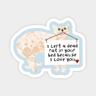 Cat's Valentine Magnet