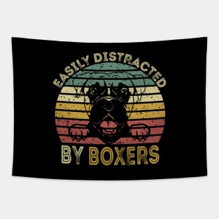 Easily Distracted By Boxers Tapestry