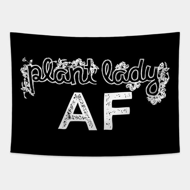 Plant lady AF Tapestry by Life thats good studio