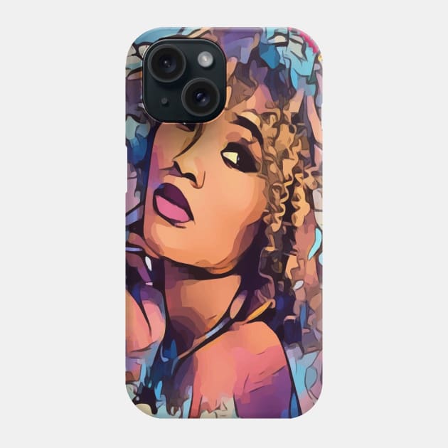 Female Girl Power Popart Design Phone Case by mpdesign