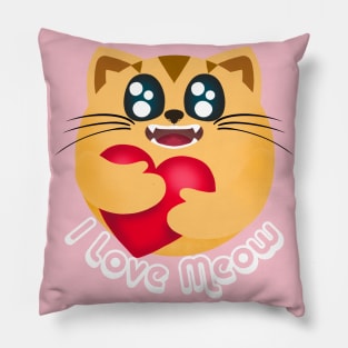 I Love MeoW Pillow