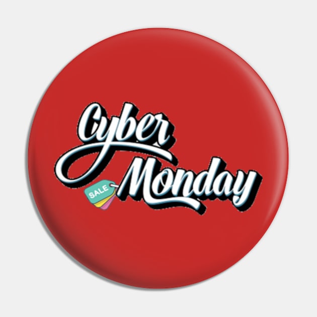 Cyber Monday Pin by Logo Maestro